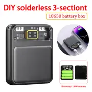 Portable 2A 5V USB Power Bank DIY Case Battery Holder Case Fast Charing Box US