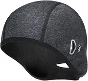 [Holibanna] Skull Beanie Cycling Hat Windproof Under Helmet Cap Thermal Stylish for Outdoor Activities Grey