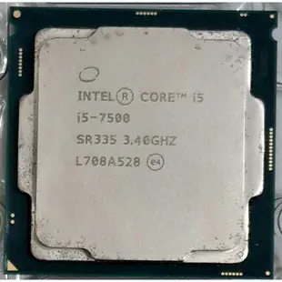 Intel core 六代/七代 i5-6400 6500 7400 CPU (1151 腳位)