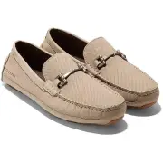 Cole Haan Mens Wyatt Bit Driver Ivory Loafers 10.5 Medium (D) BHFO 6313