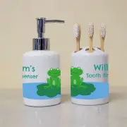 Frogs Personalised Bathroom Set