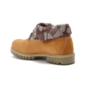 帝安諾-TIMBERLAND PREM ROLL-TOP BOOTS 圖騰反折防水麂皮靴(駝)A1GEX 黃靴 男