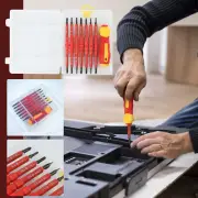 Screwdriver Set Electrician Approves Telecommunications Insulation Repair Kit