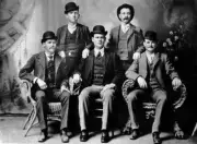 The Real ButchCassify Old West Bank Robbers Mouse Pad Mousepads