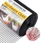 8in x 100ft Black Hardware Cloth 1/2 inch 19Ga PVC Coated Wire Mesh Vinyl Coa...