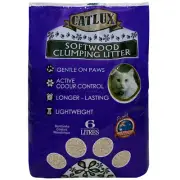 Catlux Odour Control Softwood Cat Clumping Litter 6L