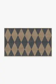 90' x 150' | Machine Washable Runner Rug | Kid & Pet Friendly | Indoor Rug | Palazzo Soft Navy Re-Jute Rug | Ruggable