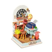Robotime 3D DIY Wooden Puzzle Record Mood Study Room Miniature Dollhou