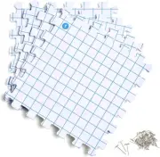 YUNFOOK Interlocking Blocking Mats - for Knitting and Crochet...