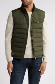 Fjällräven Greenland Water Resistant Down Vest in Deep Forest at Nordstrom, Size X-Large