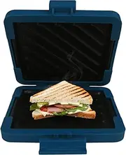 Laser Heatwave Tech Microwave Toastie Maker - Advanced Heatwave Technology, Non-Stick, Dishwasher Safe, Small Kitchen Appliance Alternative to Sandwich Press, Toaster, Waffle Maker (BLUE)