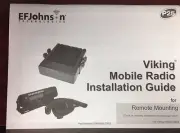 EF Johnson VIKING MOBILE Installation Guide for Remote Mounting