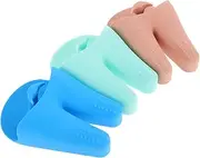 HONITANO 3pcs Silicone Face Wash Brush Face Cleanser Exfoliating Bristles Bunny Ear Shape Facial Cleansing Tool for Women