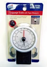 American Tourister Travel Luggage Scale with Tape Measure and Hook - New