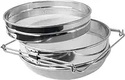 VIVO Stainless Steel Honey Strainer Double Sieve, Bee Keeping Equipment Filter (Bee-V101H)