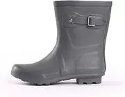 [NORTY] Womens 9 Inch High Rain Boots - Ladies Waterproof Winter Spring Garden Boot- Runs 1/2 Size Big