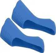 Alomejor Bike Shifter Lever Cover Road Bike Silicone Brake Lever Bonnet Bicycle Accessories for R7000 R8000 (Blue)