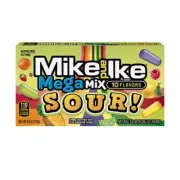 Mike & Ike Mega Mix Sour Theatre Box 120g