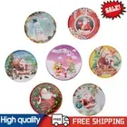 Christmas Cup Mat Home Decoration Table Cup Mat for Hot Coffee Beer Tea (A) AU