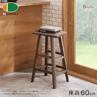 在飛比找momo購物網優惠-【DAIMARU 大丸家具】BRUNO布魯諾黑胡桃木方形60