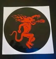 OFFICIAL FIREBALL WHISKY 4" ~ Sticker Sign Decal ~ Advertising