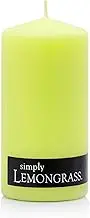 Simply Lemongrass Pillar Candle - Australian Made & Owned, Cruelty Free & Vegan, Phthalate-Free Fragrance