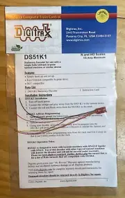 Digitrax ~ New 2023 ~ DS51K1 DCC Stationary Decoder Single Kato Unitrack Turnout