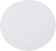 100Pcs 6/8/10 Inch Round Nonstick Baking Roasted BBQ Mat Oil Absorption Oven Paper for Baking Cooking Eco-Friendly White (10 inch)