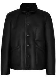 Ymc Brainticket Leather Jacket - Black - M M