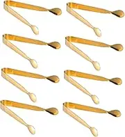 Gatuida Ice Cube Tongs Mini Sugar Tongs Pcs Stainless Steel Food Heat Resistant