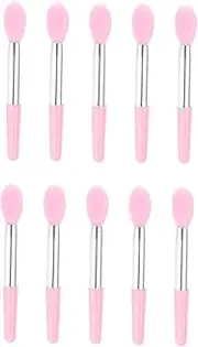 Baluue Makeup Brushes 10pcs Lip Spoon Lipstick Applicator Applicator Makeup Eyeshadow Applicator Cosmetic Sponges Lip Sponge Applicator Lip Brush Pink Lipstick Applicator Brush
