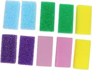 10 Pack Foot Pumice Stone Callus Scrubber for Feet Rough Stone Foot Scrubber Pedicure Remover Tool Portable Ergonomic Design