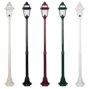 GT-276 Single Head on 1900mm Post Light in Beige/Black/Burgundy/Green/White