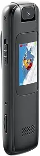 WDHYH Digital Voice Activated Recorder, HD1080P Lens Rotates 180° Sports Camera，F1.8 Large Aperture，1.14 Inches Display Audio-visual Synchronization，Night Learning，Mp3 Player， For Lectures Meetings/Cl