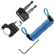 SUPVOX Theft Helmet Lock with Rope Durable Bike Security Accessory Fit High Strength Coated Material Lightweight Hook for Reliable Outdoor Protection