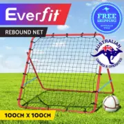 Rebound Net Soccer Baseball Football Goal Target Hitter Training Skills Adjust