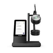 Yealink WH66 Dual Teams DECT Wireless Headset, UC Workstation, HD Voice, 2-Mic Noise Cancellation Adjustable, Leather Ear Cushions, Teams, Zoom