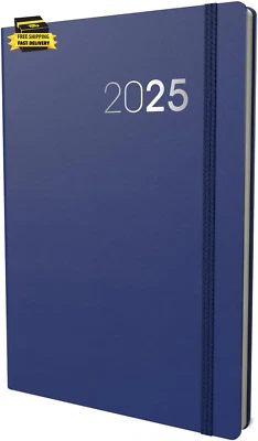 Legacy 2025 Planner - A5 Day to Page Diary (With Appointments) - Blue - (CL51.60