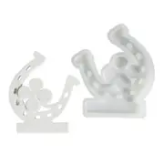Silicones Molds Horseshoe Holder Molds Candlesticks for