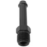 Aeroflow Holley / Stromberg Inlet Fitti1/2"-20 Thread to 5/16" Barb - AF714-24BLK