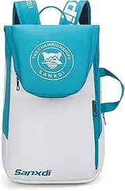 Large Capacity Tennis Racquet Backpack Women Men Teenagers Badminton Racket Bag Sports Rucksack Blue