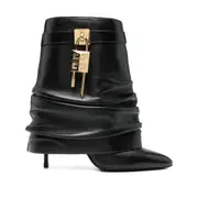 [Givenchy] Givenchy 95mm Shark Lock Boots 38.5 IT BLACK
