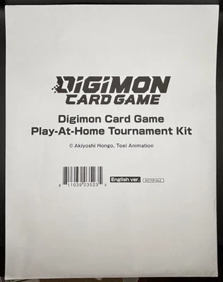Digimon CCG - Official Play-At-Home Tournament Kit 2021 - SEALED NEW