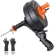 BACOENG 7.5 M Heavy Drain Auger Plumbing Snake Cleaner, Drain Hair Clog Remover