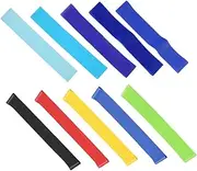 GANAZONO 10pcs Chair Bands for Kids Sensory Focus Tools Stretch Foot Bands for Classroom Desks Flexible Chair Straps for Children Office Leg Exercise Yoga