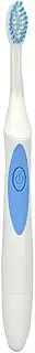 Sonic Electric Toothbrush Powerful IPX7 Waterproof Blue & Orange with 3 Toothbrush Head esh Breath & Healthier (Color : Blue)