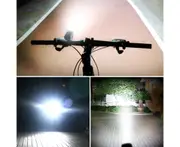 Bicycle Front Lights 2400Mah Super Bright USB Rechargeable Set LED Mount Bike Lights Waterproof Headlight Flashligh