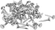 50pcs Craft DIY Brads Two-Legged Nails Brads Paper Fasteners Crafts Making Mini Brads Brad Paper Fasteners Small Brads for Handcraft Metal Brads Decorative Nails Brads for Crafts