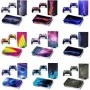 Vinyl Skin Sticker Decals Wrap For Playstation PS5 Console &2 Controllers (Disc)