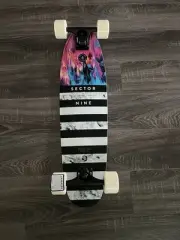 SECTOR NINE SECTOR 9SPLASH SNAPBACK LONGBOARD CRUSIER SKATEBOARD 8" X 30"
